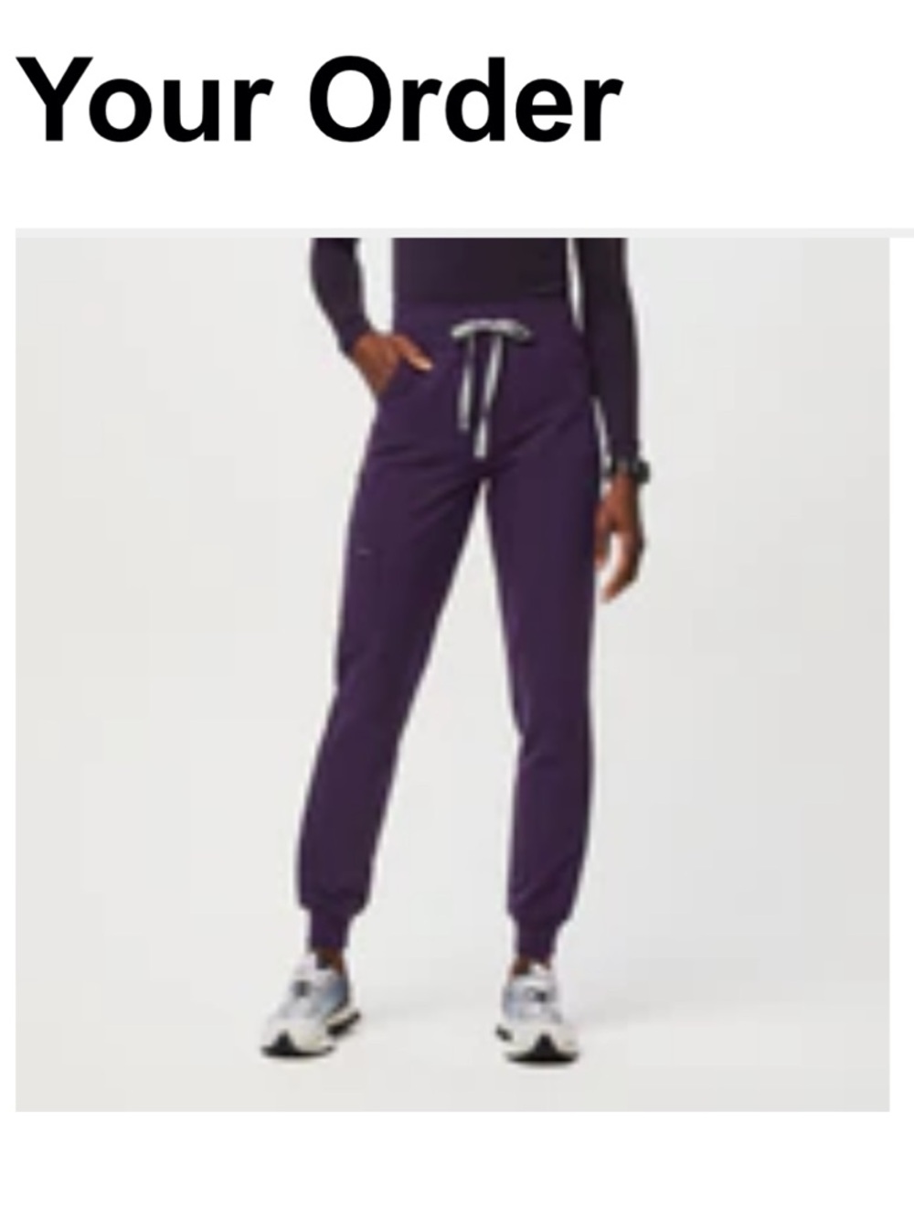 Figs Zamora jogger high wasted